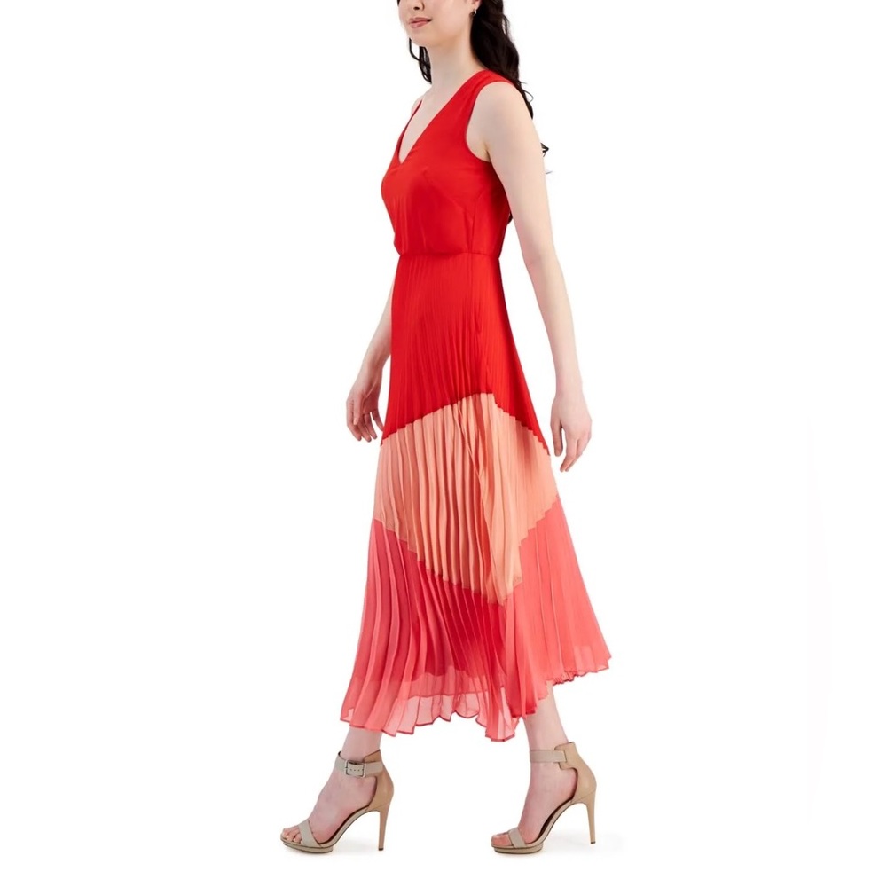 Taylor Pleated Midi Dress